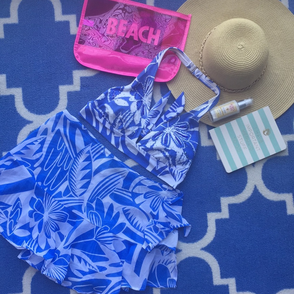 La Blanca Top & cover up